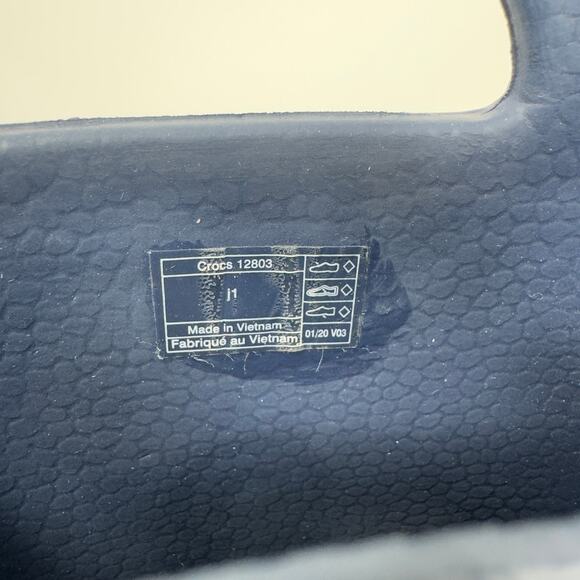 Crocs Kids Handle It Navy Blue Rain Boots size 1 - Picture 6 of 6